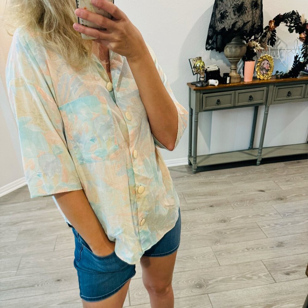 Vintage Button Down Blouse